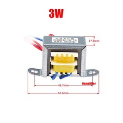 3W~30W E141X20 Power Transformers Single/Double Phase 220V to AC 6V/9V/12V/24V