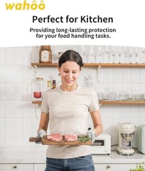 wahoo Food Grade Cut Resistant Gloves Level 5, ANSI 4 Lightweight Breathable NEW