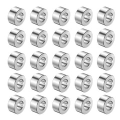 25pcs Stainless Steel Spacer 3/8″ Bore x 3/4″ OD x 3/8″ Length