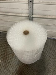 Large Wrap Cushioning Bubble 1/2” 125’ long 24” wide 1/2 24 125 Perf 12”