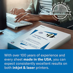 Hammermill Copy Plus Copy Paper 8.5×11 Letter 20lb 92 Bright 5000 Sheets Carton