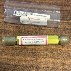 Vermont Gage Lot Of 4 M20.0-2.5, M16.0-2.00, M10.0-1.0, M8.0-1.25 6H G/NG