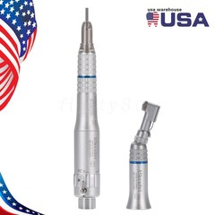 Contra Angulo Dental Low Speed Handpiece Straight Contra Angle Air Motor 4H FDA