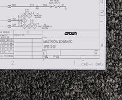 Crown SP3510-30 Stock Picker Forklift Electrical Wiring Diagram Schematic Manual