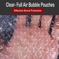 50 Pcs Bubble Pouches Wrap – 12’x12′ Clear Bubble Out Bags for Packing Fragil…