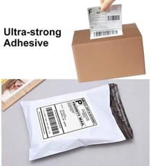 500 4×6 Fanfold Direct Thermal Shipping Labels for Zebra, Rollo, MUNBYN Printers