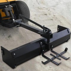 42″ Tow Behind Box Scraper, Heavy Duty Tractor Grader Blade Attachment for Lawn