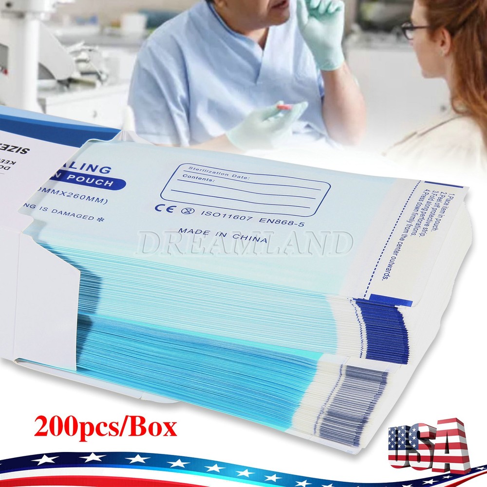 Sterilization Pouches – Self-Sealing Autoclave Bags for Medical, Dental, Tattoo