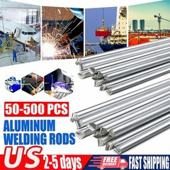 500PCS Easy Melt Welding Rods Low Temperature Aluminum Wire Brazing 1.6mm*500mm