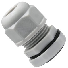 12 Pcs 1/2″ NPT Nylon Cable Glands, Grey Strain Relief Cable Cord Connector I