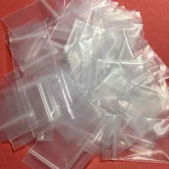 25 Clear Plastic Top Zip Lock 2Mil Re-closeable Jewelry Phil Tiny Bag Size 2X3cm