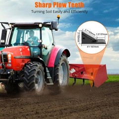 1 PCS 8″ Box Blade Shank Ripper Shanks Scarifier Tooth with 4 Holes for Tractor