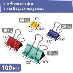 Mr. Pen- Metal Assorted (1.25 inch, 1 0.75 0.6 inch), [Multiple]