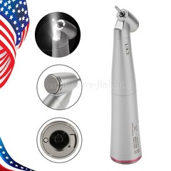 Dental Optic Fiber LED 1:4.2 Increasing Handpiece 45°Angle Head External Channel