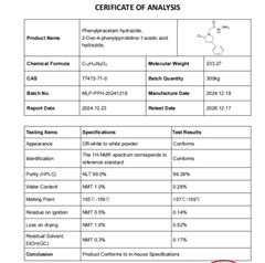Phenylpiracetam Hydrazide Powder, Purity 99.9+%, 5 Grams (5g) ,77472-71-0