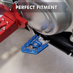 Blue Foot Brake Pedal Lever Peg Pad Extender Compatible with Yamaha Raptor 700 2