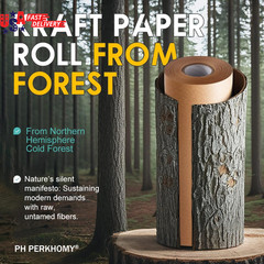 Perkhomy 36″ X 2,400″ (200′) Brown Kraft Paper Roll for Craft Bulletin Board Pap