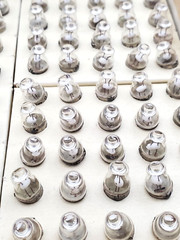 Box of 100 Miniature Lamps 224 2.15 Volt Single Contact Hong Kong