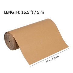 Corrugated Cardboard Roll 12×197 Inch Single Face Craft Paper Packing Wrap