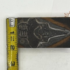 VTG Happy Clown Letterpress Print Block Cartoon See Pics For Condition Details