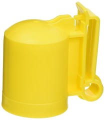 Zareba ITCPY-Z T-Post Safety Cap and Insulator, 10 per Bag 10 Pack, Yellow