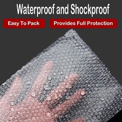 50 Pcs Bubble Pouches Wrap – 12’x12′ Clear Bubble Out Bags for Packing Fragil…
