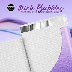 Large Bubble Mailers Bags 10.5×16 240pc Padded Envelope 10.5×15 Gradient Purple