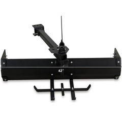 42″ Heavy Duty Tow-Behind Box Scraper, Tractor Grader Blade Attachment for ATV