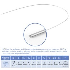 MacDent Dental Orthodontic Braces Bracket Mini Roth.022 Hook345 Arch Wire Nature