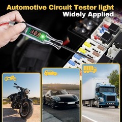 Pack-1 Automotive Test Light Digital LED Circuit Tester, DC 3V/6V/12V/24V
