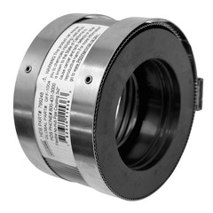 Flexible No Hub 3×2 Pipe Coupling 3 in to 2 in Reducer Coupler with Twin Clamps