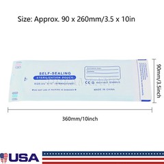 Self Sterilization Pouches Pouch Autoclave, Sterilizer Bags Dental Tattoo Nail