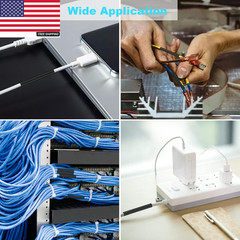 900Pcs Wire Heat Shrink Tubing Kit, Industrial Heat-Shrink Tubing for Wires, 2:1