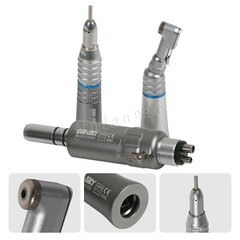 Dental Low Slow Speed Handpiece E-type Contra Angle Micro Air Motor 2/4 Hole 1:1