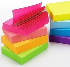 Vibrant Self-Stick Notes 1.5×2 Inch – 8 Pads of 100 Sheets for Creative Planning