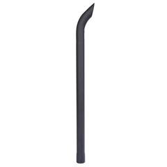 Exhaust Stack Pipe Replacement UNIVERSAL 2-1/2″ x 48″ Curved Black