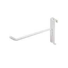 Gridwall Hooks: 1″, 2″, 4″, 6″, 8″, 10″, 12″ – Black, White, Chrome – FREE SHIP!