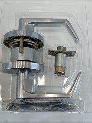 Universal Hardware Commercial Flat Lever Keyed Entry Satin Chrome Finish UH40019