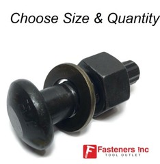 Tension Control Bolt Assembly A325 Plain W/ Nut + Washer (Choose Size & Qty)