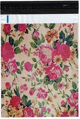 100 10×13 Roses Designer Poly Mailers Envelopes Boutique Custom Bags