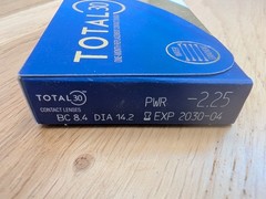 Monthly Total 30 1 Pack Of 6 Contact Lenses Ex 4/2030 PWR-2.25