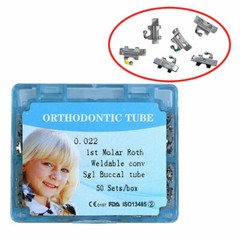 NEW Dental Orthodontic Buccal Tube Roth 0.22 Weldable for 1st Molar