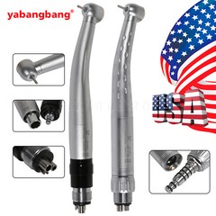 1-5 Dental High Speed Handpiece + 4 Hole Quick Coupler 360° Swivel Fit KaV NSK