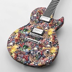 Marvel Characters Fighting 22 – 16″ x 48″ Hydrographic Film Hydro Dipping