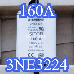 Brand New Siemens3NE3224 Fuse Link 160A High Breaking Industrial Protection Fuse