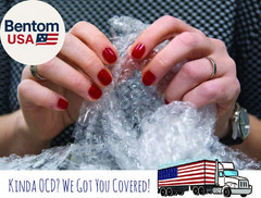 4 Large Rolls of Bubble Wrap Total 700 Feet, Small Bubbles 3/16 Cushioning, 700