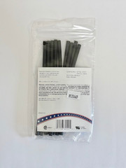 3M Heat Shrink Tubing, 20-18 AWG, Black, 10 PCS per bag, Shrink Ratio 2:1