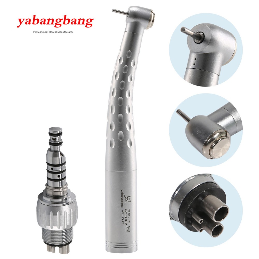 YABANGBANG Dental High Speed Handpiece with 4 Hole Quick Coupler 360 Swivel