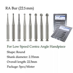 5-100 8 Types Dental Round Carbide Bur for Slow Speed Latch Type RA 1# – 8# Burs