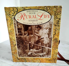 Vintage Address and Phone Book Rural Life Printed & Bound In Hong Kong 1994